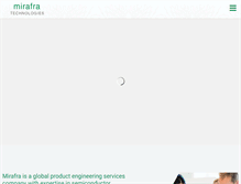 Tablet Screenshot of mirafra.com